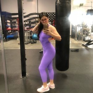 Purple Brazilian body suit